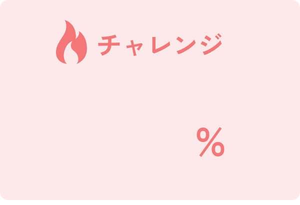 チャレンジ45%